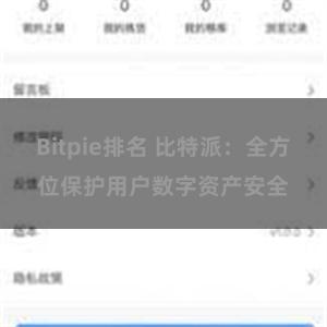 Bitpie排名 比特派：全方位保护用户数字资产安全