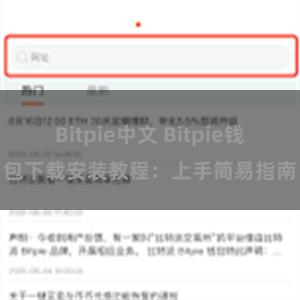 Bitpie中文 Bitpie钱包下载安装教程：上手简易指南