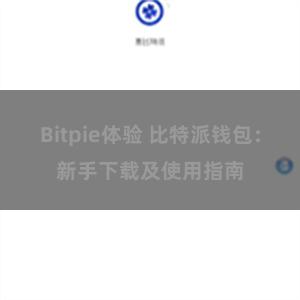 Bitpie体验 比特派钱包：新手下载及使用指南