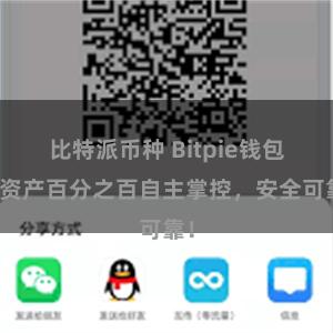 比特派币种 Bitpie钱包：资产百分之百自主掌控，安全可靠！