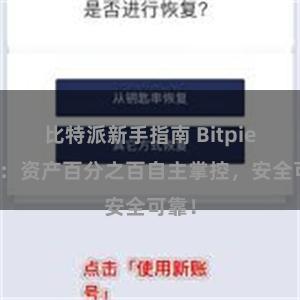 比特派新手指南 Bitpie钱包：资产百分之百自主掌控，安全可靠！