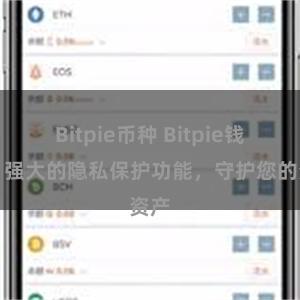 Bitpie币种 Bitpie钱包：强大的隐私保护功能，守护您的资产