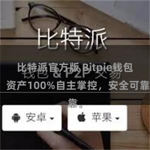 比特派官方版 Bitpie钱包：资产100%自主掌控，安全可靠。