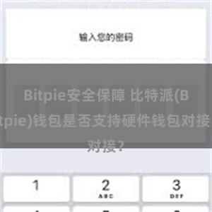 Bitpie安全保障 比特派(Bitpie)钱包是否支持硬件钱包对接？