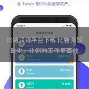 比特派跨平台下载 比特派轻量化，让你的工作更高效