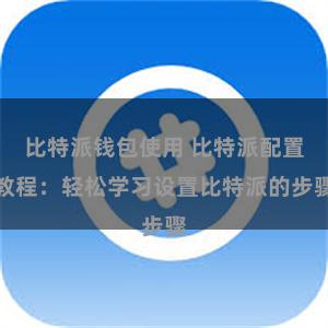 比特派钱包使用 比特派配置教程：轻松学习设置比特派的步骤